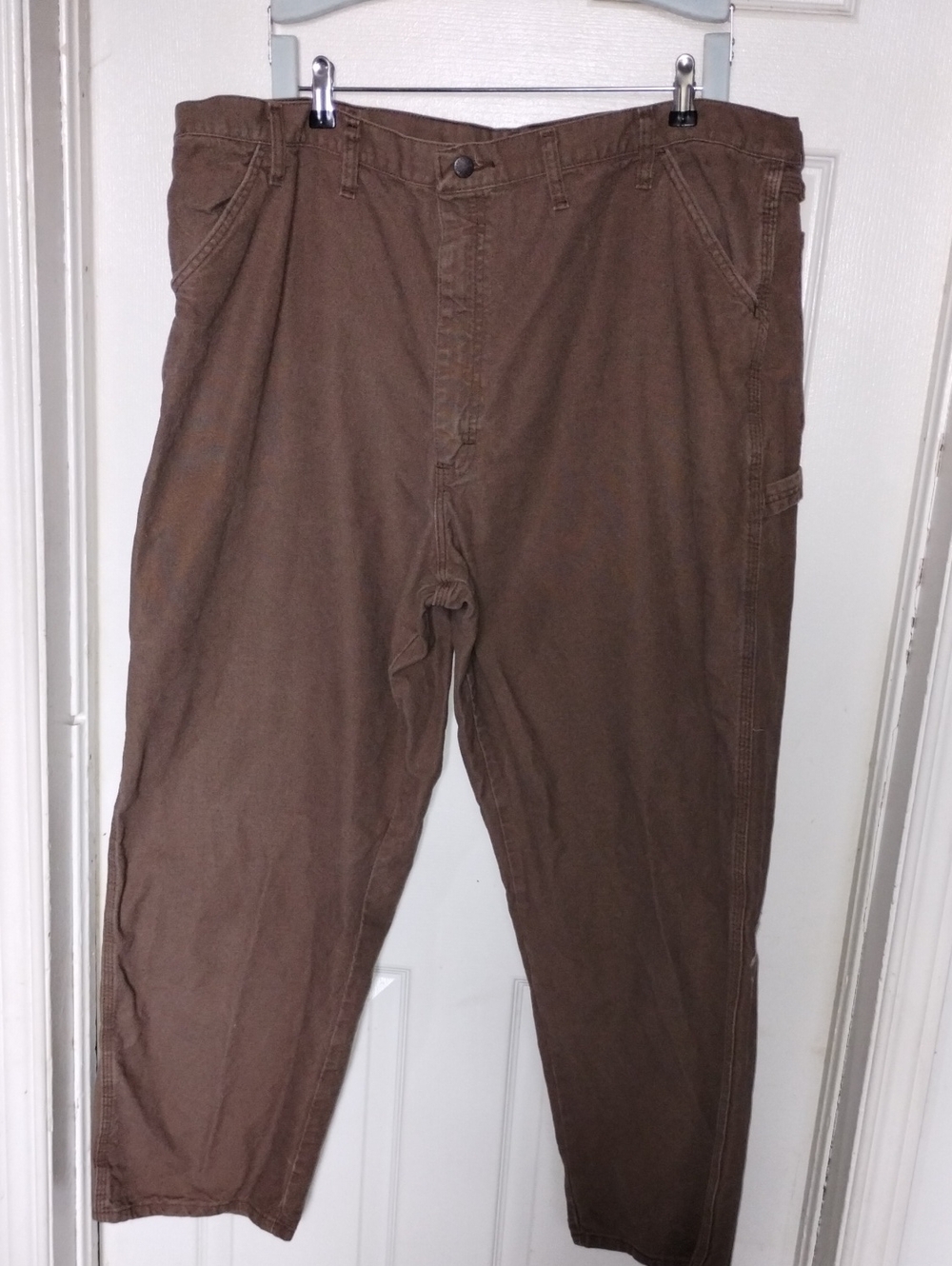 Rustler Brown Men's Cargo Pants with Utility Pockets